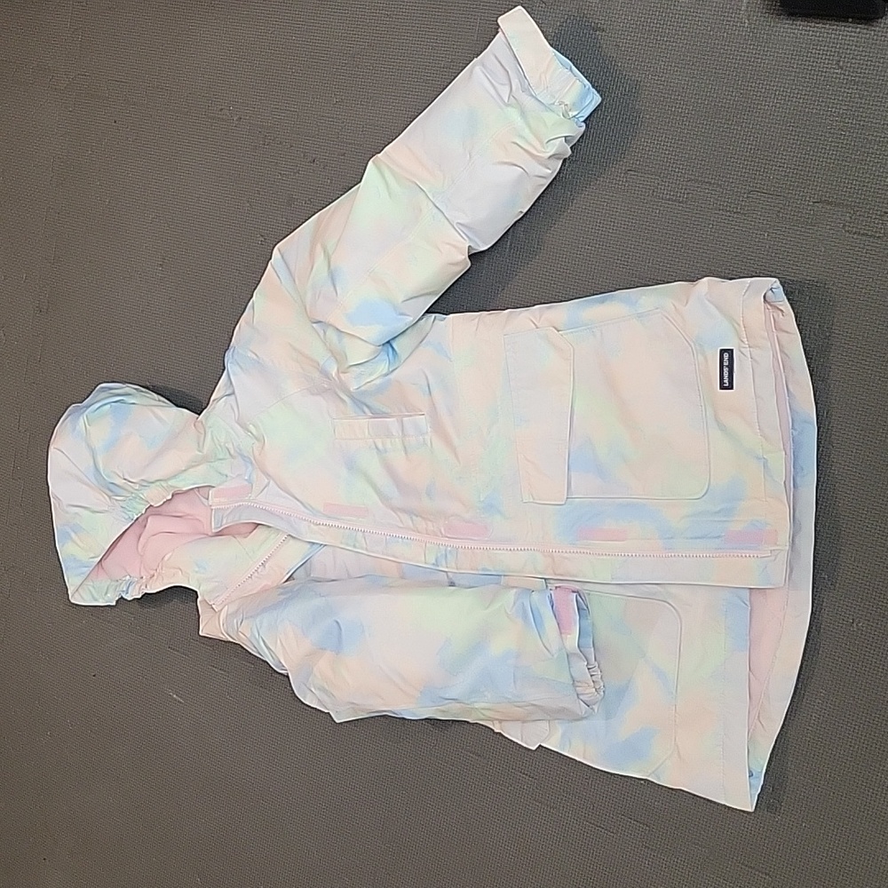 Lands's End Tie Dye Girls Coat